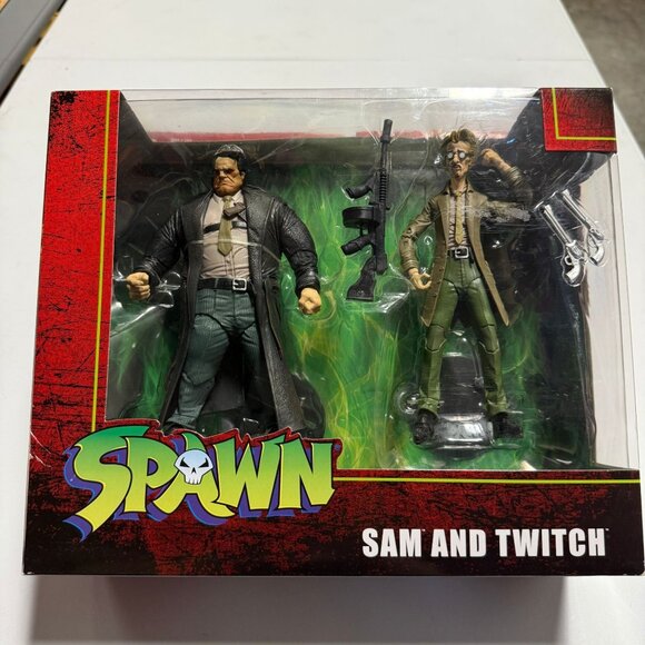 McFarlane Toys Spawn Sam & Twitch 7 inc Deluxe Figure Set - Picture 1 of 10